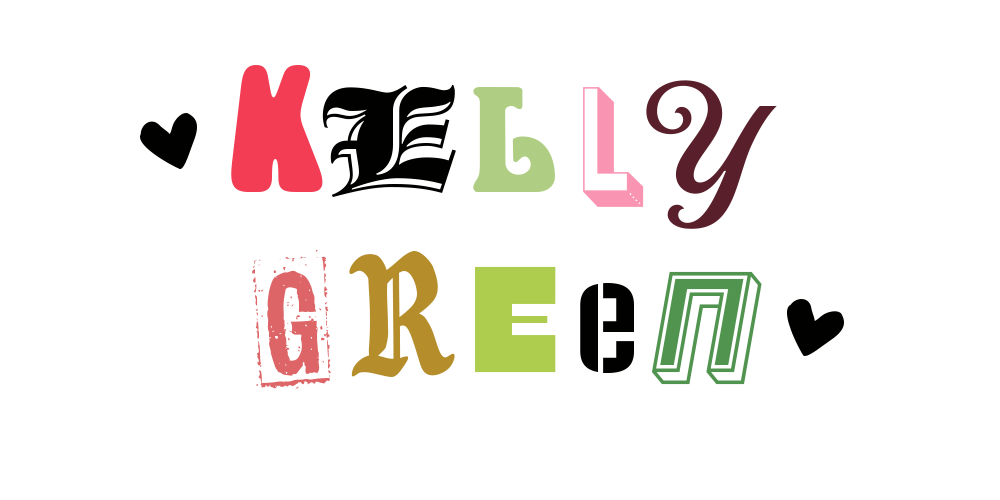 heart kelly green heart